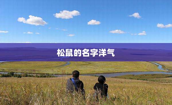松鼠的名字洋气