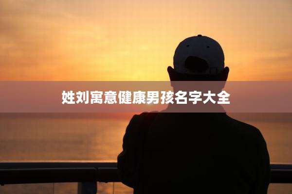 姓刘寓意健康男孩名字大全