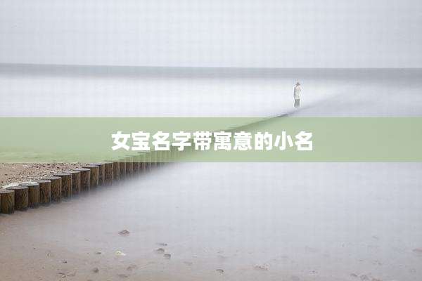 女宝名字带寓意的小名