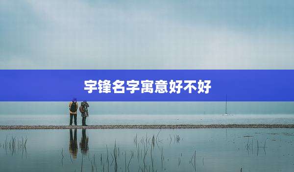宇锋名字寓意好不好