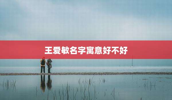 王爱敏名字寓意好不好