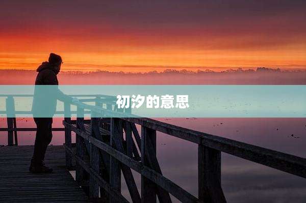 初汐的意思
