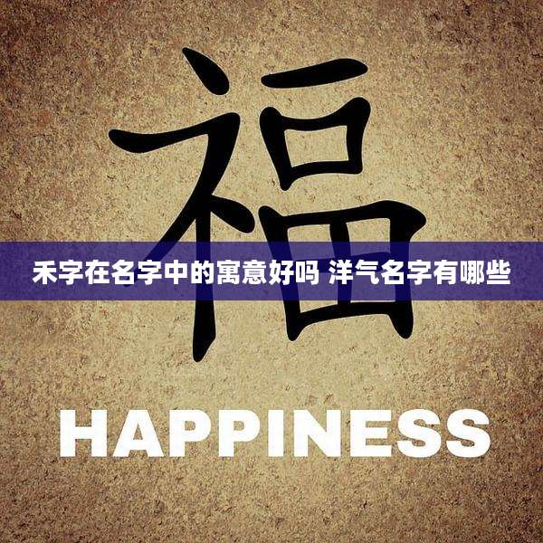 禾字在名字中的寓意好吗 洋气名字有哪些