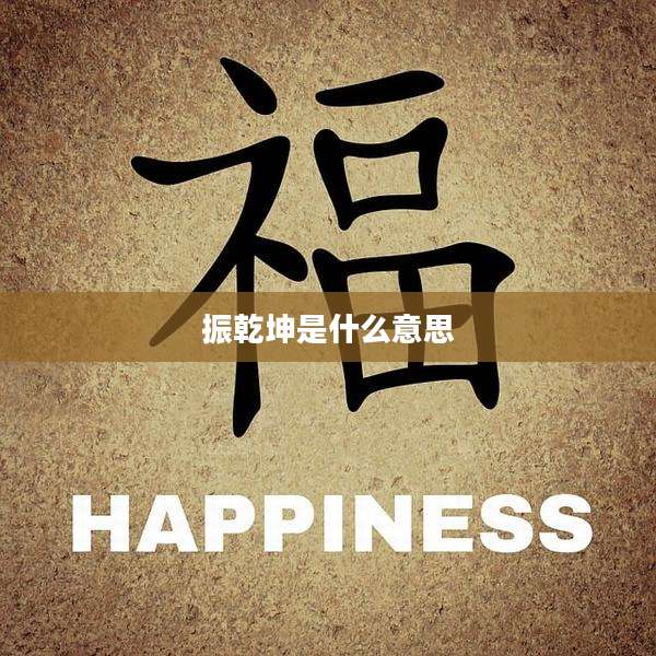 振乾坤是什么意思