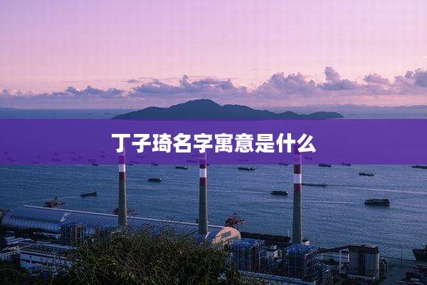 丁子琦名字寓意是什么