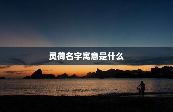 灵荷名字寓意是什么