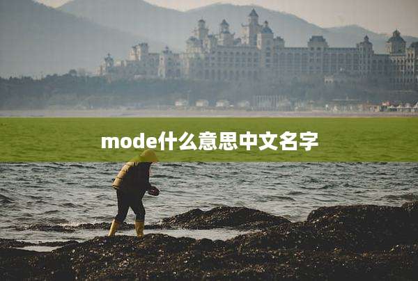 mode什么意思中文名字