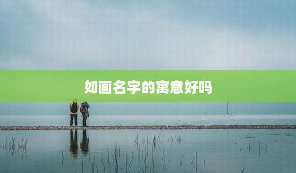 如画名字的寓意好吗