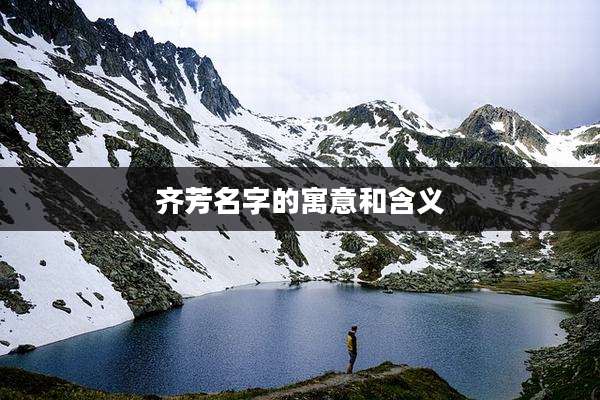 齐芳名字的寓意和含义