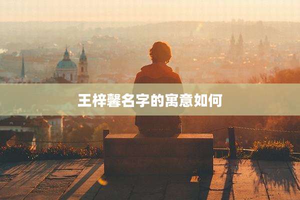 王梓馨名字的寓意如何