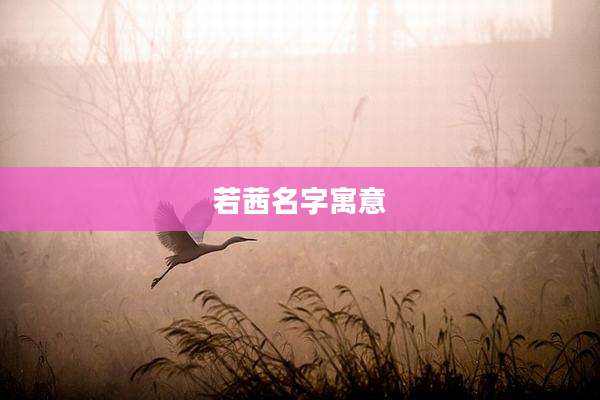 若茜名字寓意