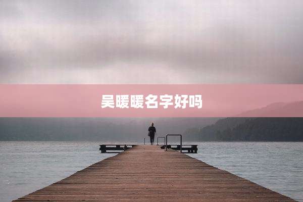 吴暖暖名字好吗