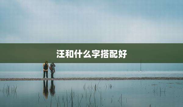 汪和什么字搭配好