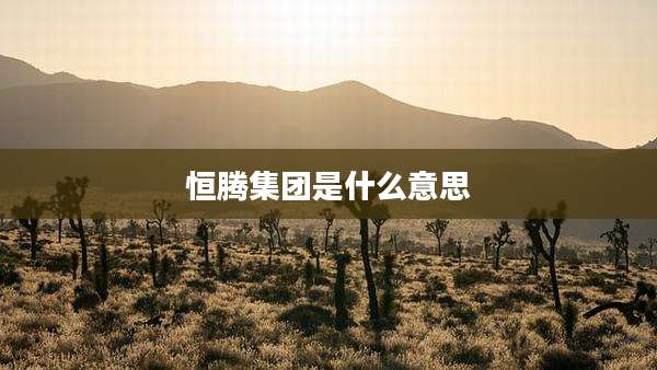 恒腾集团是什么意思