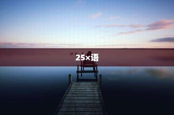 25×语