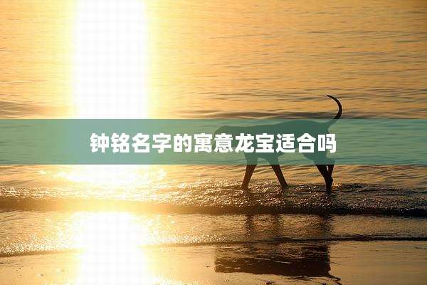 钟铭名字的寓意龙宝适合吗