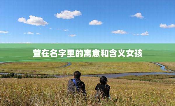 萱在名字里的寓意和含义女孩