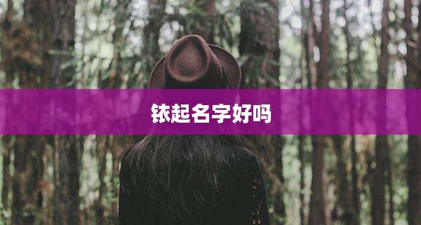 铱起名字好吗