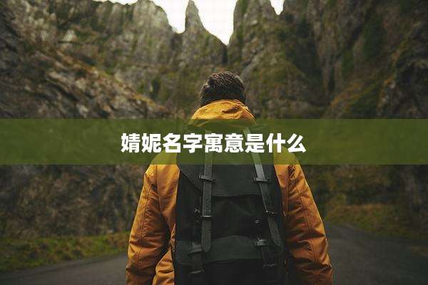 婧妮名字寓意是什么