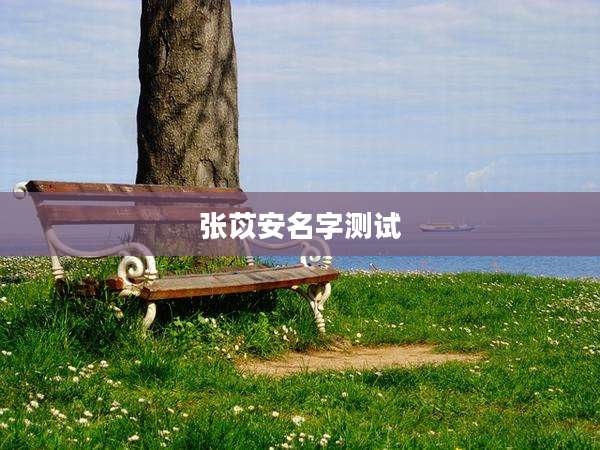 张苡安名字测试