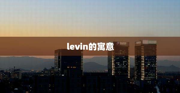 levin的寓意