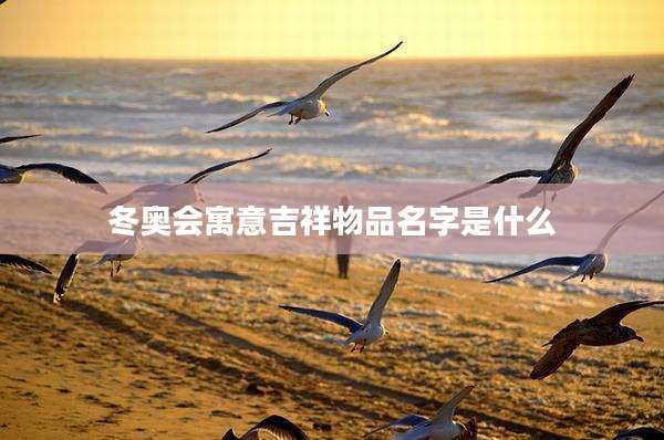 冬奥会寓意吉祥物品名字是什么
