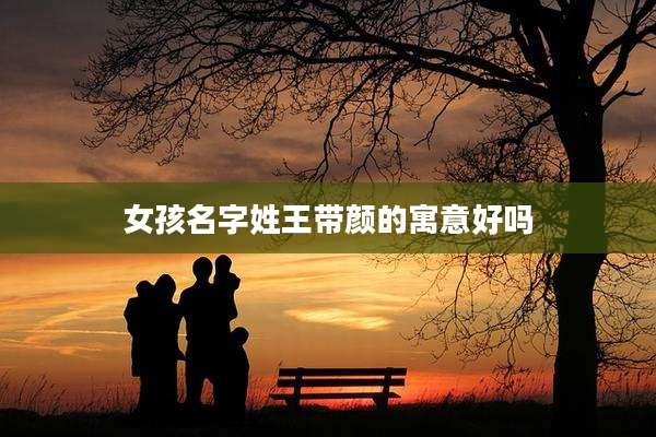 女孩名字姓王带颜的寓意好吗