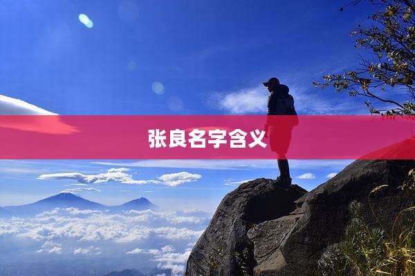 张良名字含义