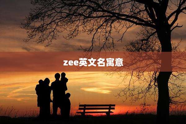 zee英文名寓意