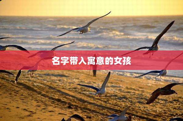 名字带入寓意的女孩