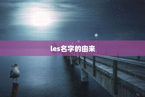 les名字的由来