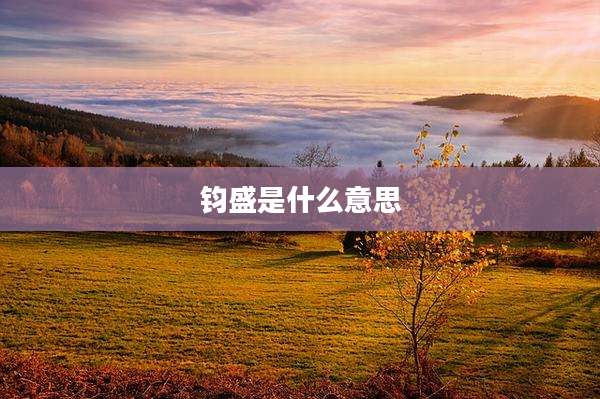 钧盛是什么意思