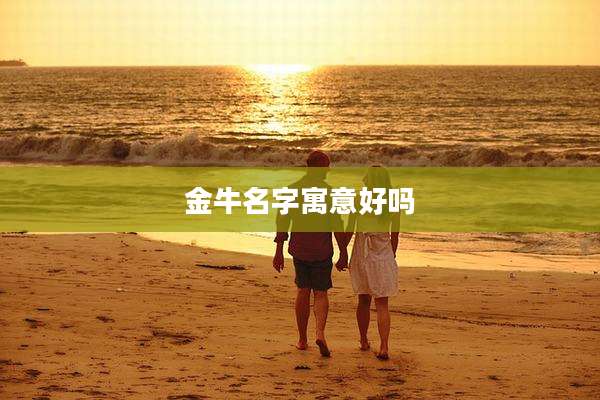 金牛名字寓意好吗