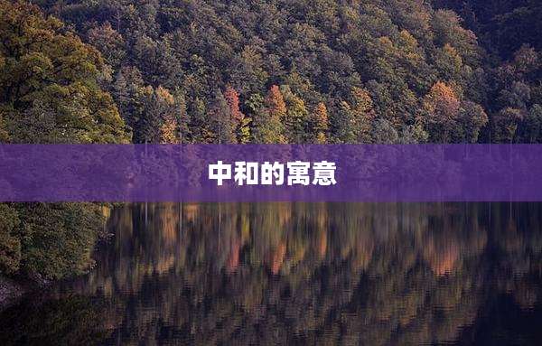 中和的寓意