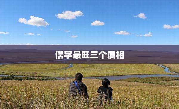 儒字最旺三个属相