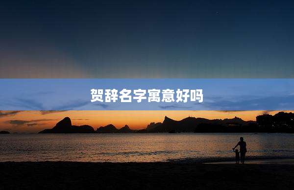 贺辞名字寓意好吗