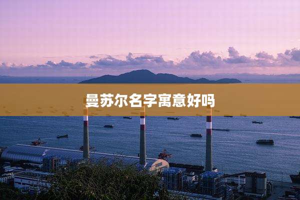 曼苏尔名字寓意好吗