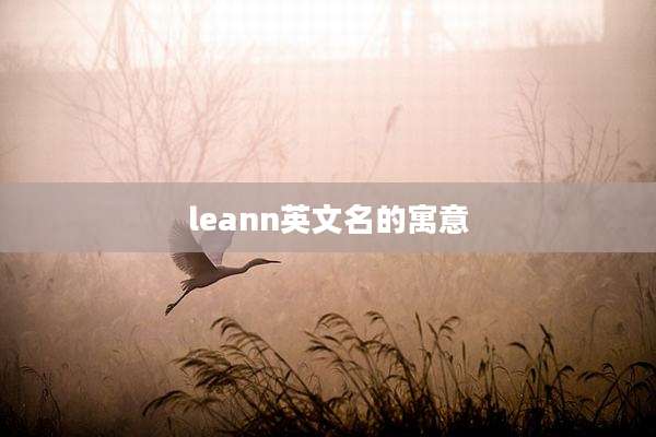 leann英文名的寓意