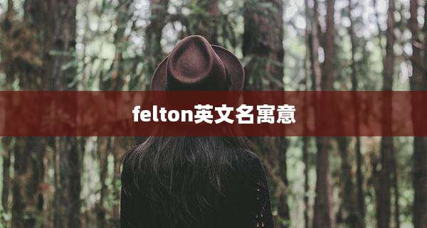 felton英文名寓意