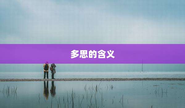 多思的含义