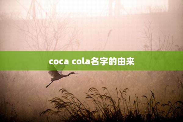 coca cola名字的由来