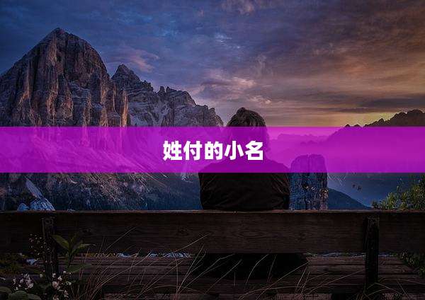 姓付的小名