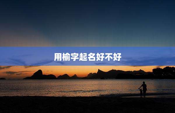 用榆字起名好不好
