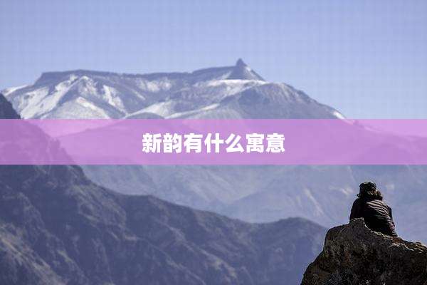 新韵有什么寓意