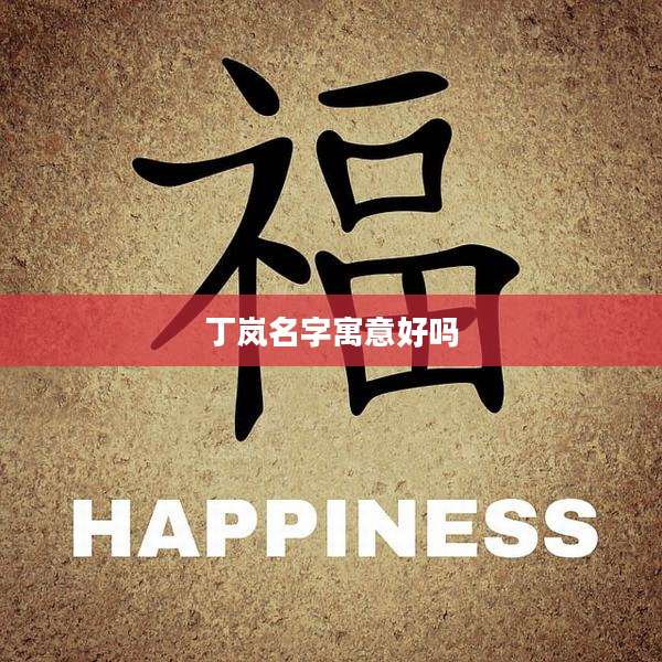 丁岚名字寓意好吗