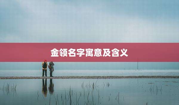 金领名字寓意及含义