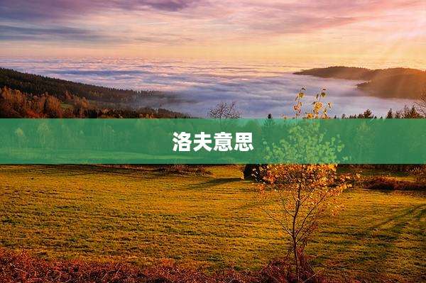 洛夫意思