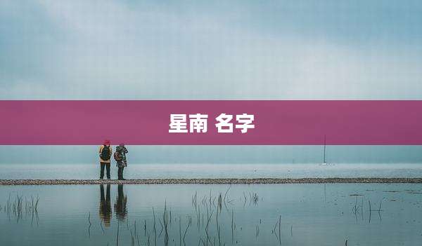 星南 名字