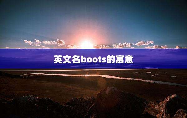 英文名boots的寓意