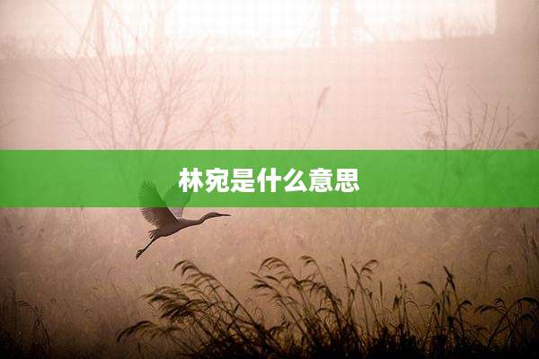 林宛是什么意思